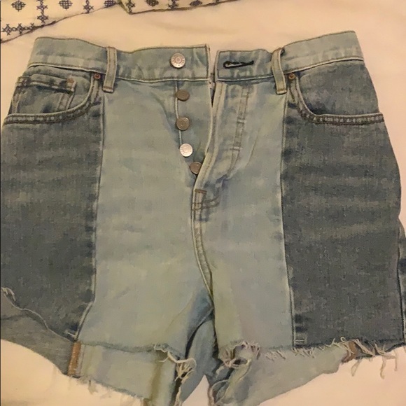 Pa sim two toned Jean shorts - Picture 1 of 4